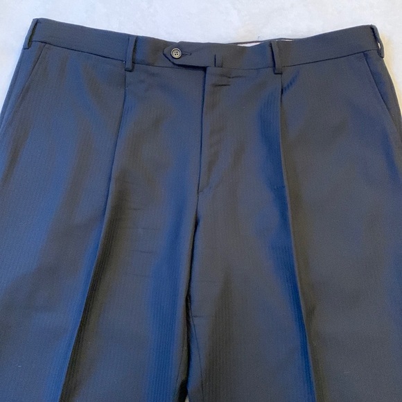 Coppley men’s black pin stripped suit - Picture 7 of 12